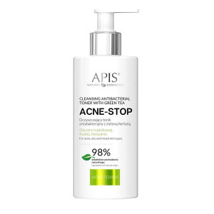 ACNE-STOP / Home terApis Oczyszczający tonik antybakteryjny z zieloną herbatą