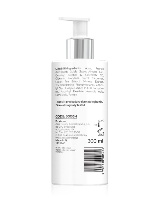 ACNE-STOP / Home terApis Oczyszczające mleczko antybakteryjne z zieloną herbatą / 300 ml