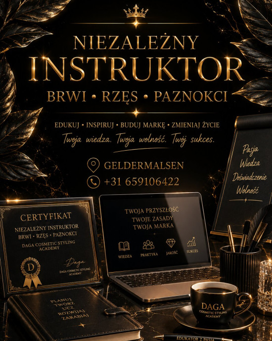 Niezależny instruktor branży beauty