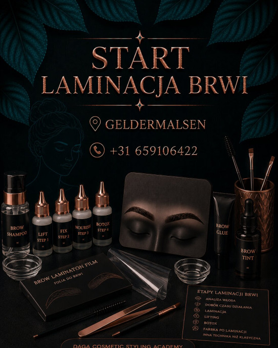 Laminacja brwi / Lifting / Botox - Stylizacja Brwi - szkolenie