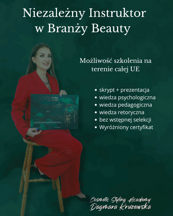 Niezależny instruktor branży beauty