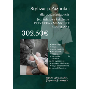 Praca Frezarką + Manicure Klasyczny - szkolenie