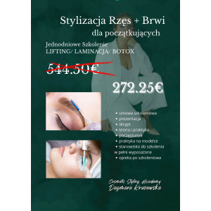 Laminacja/ Lifting/ Botox - Stylizacja Oka - szkolenie