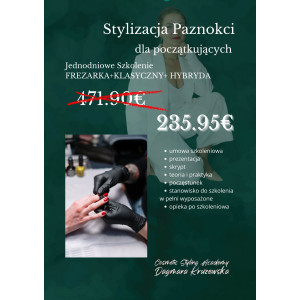 Praca Frezarką + Manicure Klasyczny + Manicure Hybrydowy