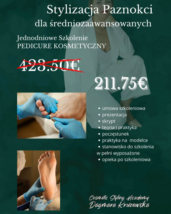 Pedicure Kosmetyczny - szkolenie Pedicure Kosmetyczny - szkolenie