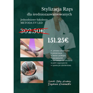 Metoda UV Led - Rzęsy - szkolenie