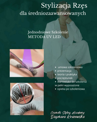 Metoda UV Led - Rzęsy - szkolenie