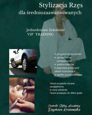 VIP Training - Indywidualne Szkolenie ze Stylizacji Rzęs